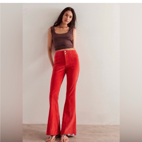 Free People- We The Free Jayde Cord Flare Jeans 
Size 24 NWT - Picture 9 of 13